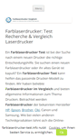 Mobile Screenshot of farblaserdrucker-test.info